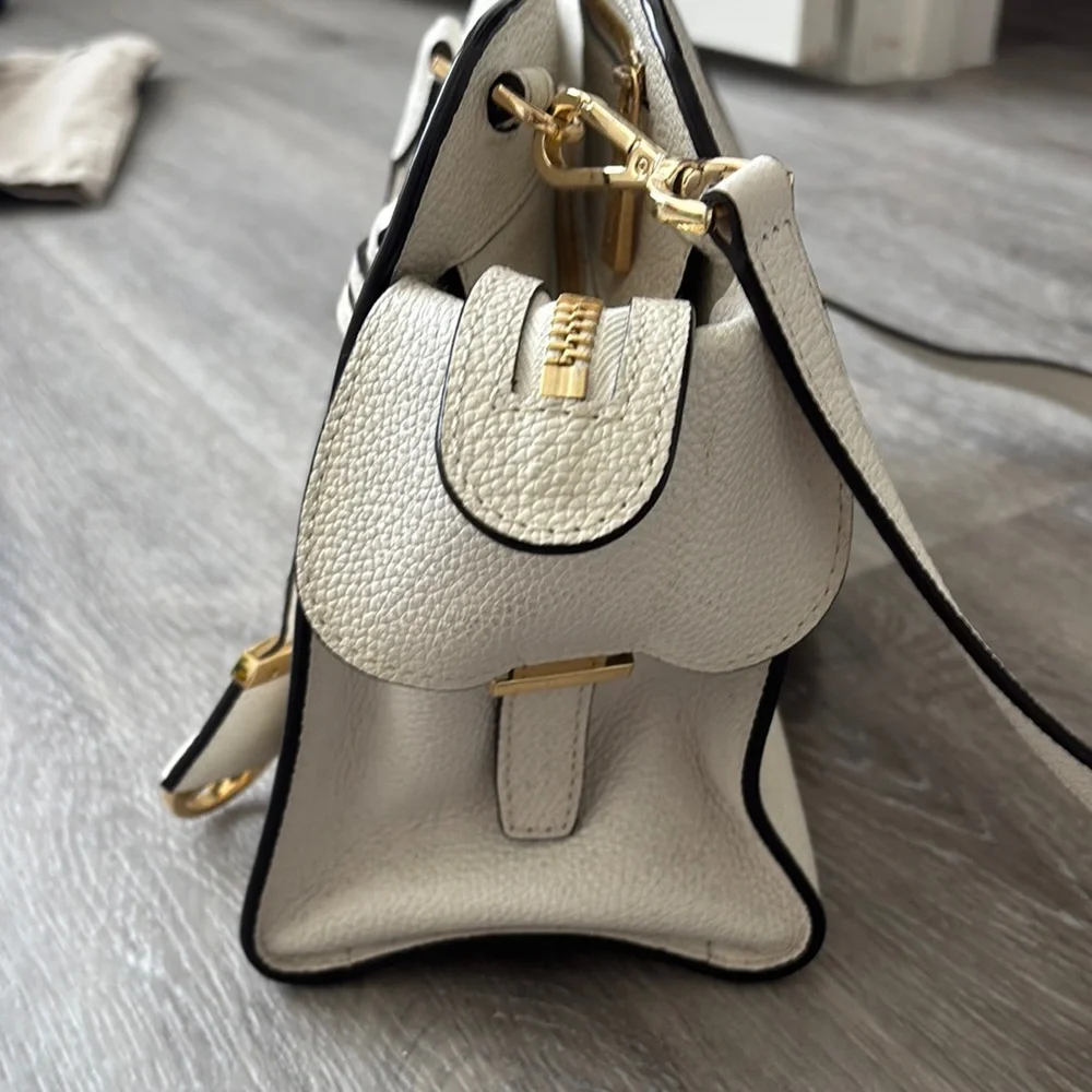 Michael Kors Cream Satchel Bag - Picture 2 of 5